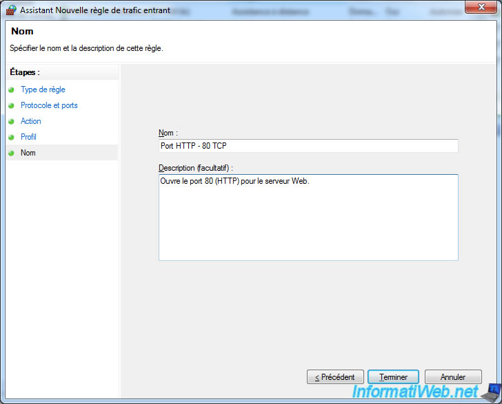 Configurer le pare-feu de Windows 11, 10, 8.1, 8, 7, Vista ou XP et